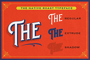 Native Roast - Layered Display Font, a Font by Letterhend Studio (Thumbnail 2 of 9)
