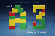 Toy Bricks 3D Lettering, a Graphic by TVartworks (Thumbnail 4 of 13)