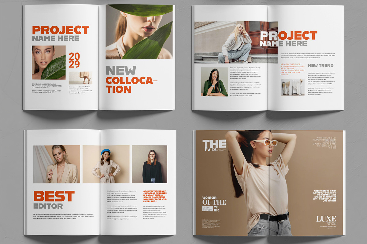 Fashion Magazine Layout, a Brochure Template by MightyDesign (Photo 3 of 6)