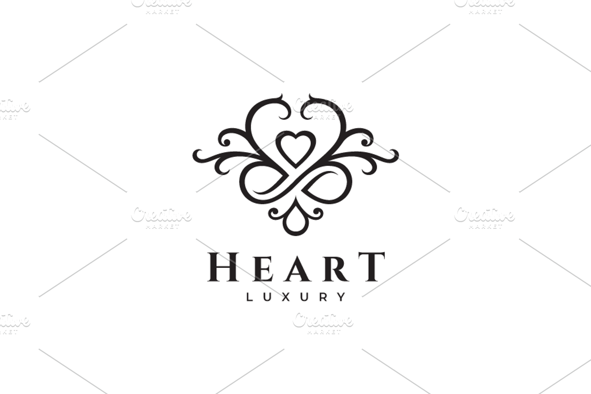 Heart Luxury Logo, a Branding & Logo Template by yopie (Photo 4 of 4)