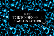 Blue Tortoiseshell Seamless Pattern, a Pattern Graphic by Leysa Flores (Thumbnail 1 of 10)