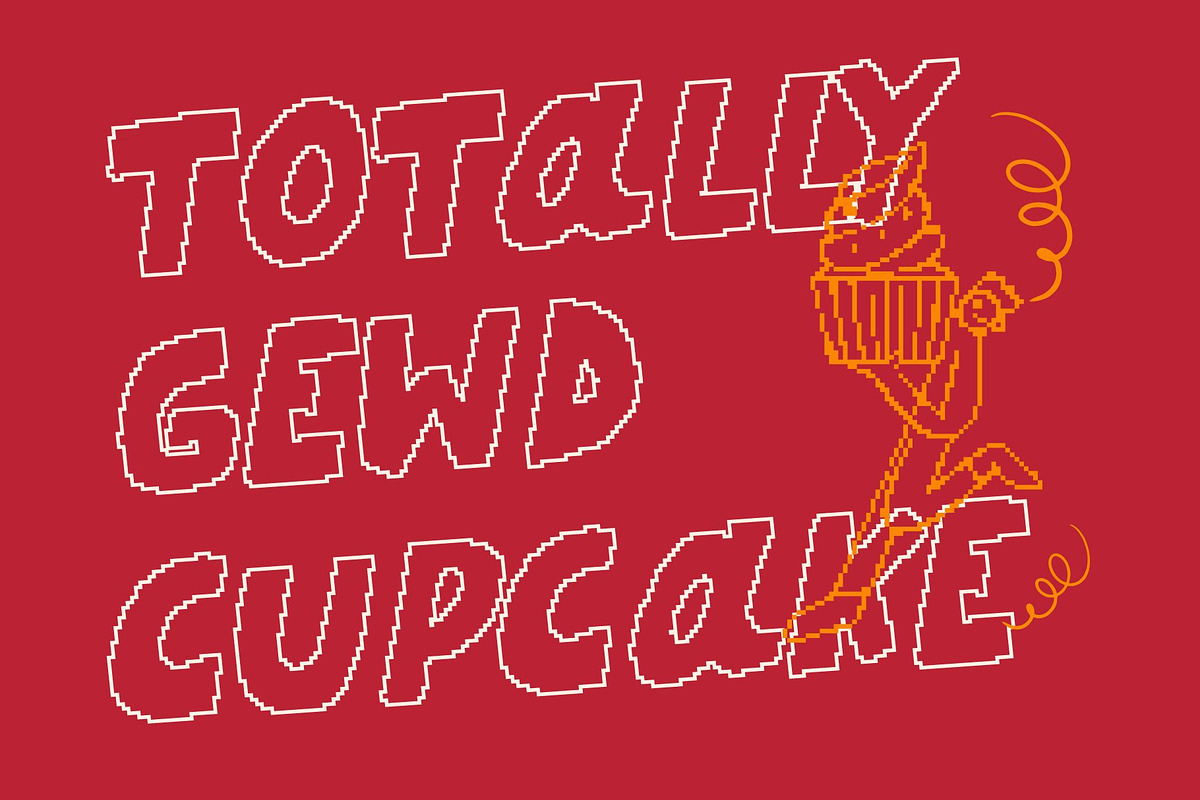 CS Adelmo Pixel, a Sans Serif Font by Craft Supply Co. (Photo 3 of 8)