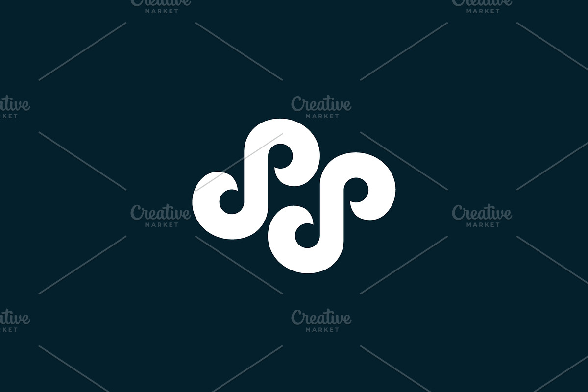 SS letter logo design template, a Branding & Logo Template by Amadul11 (Photo 1 of 5)