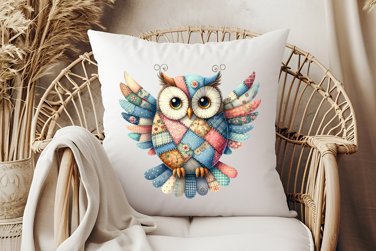 Cute Patchwork Animal Clipart, an Illustration by Pixels.Craft (Photo 7 of 7)