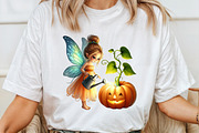 Fairy Garden Watercolor Clipart, an Illustration by Pixels.Craft (Thumbnail 5 of 7)