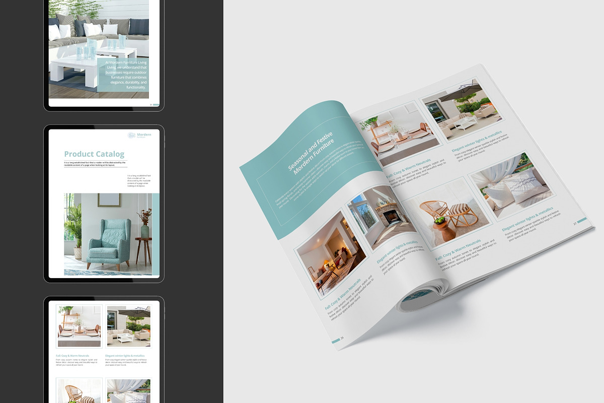 Furniture Product Catalogue Canva, a Brochure Template by TheBrightGrap (Photo 7 of 10)