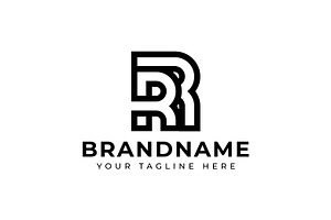 Letters RR Monogram Logo, a Branding & Logo Template by Pray Art Design Studio