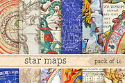 Astronomical Maps Digital Paper, a Pattern Graphic by ZephyrDigital (Thumbnail 1 of 2)