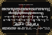 Blackblink, a Blackletter Font by Akifatype. (Thumbnail 4 of 6)