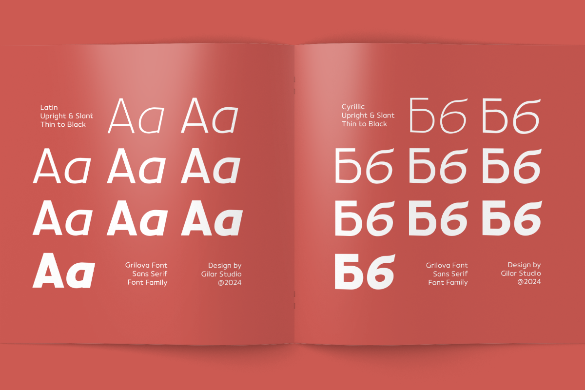 Grilova - Sans Serif Font Family, a Sans Serif Font by Gilar Studio (Photo 11 of 15)