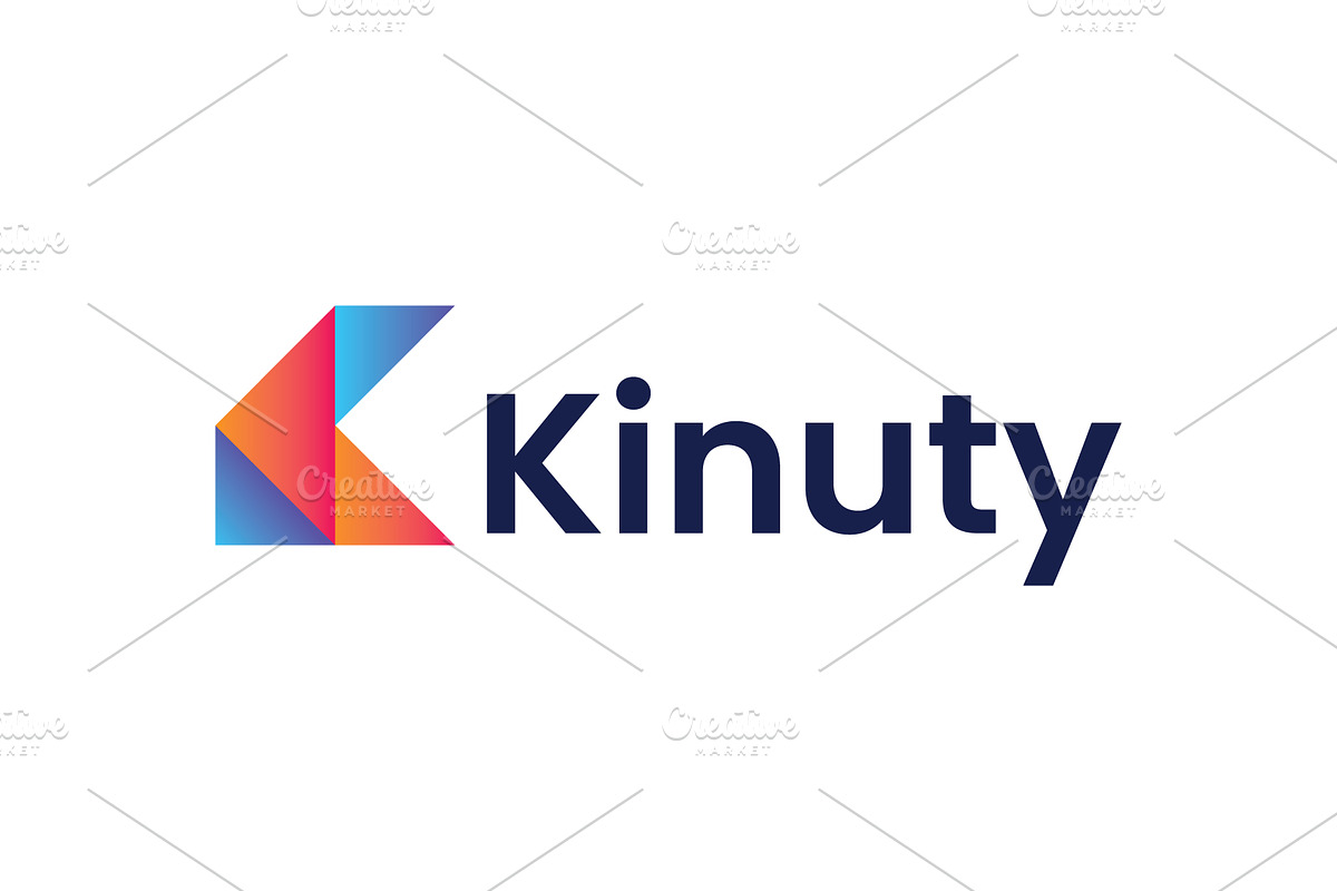 Abstract modern K letter logo, a Branding & Logo Template by Logodesignpond (Photo 2 of 5)