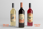 Retro Halloween Bottle Labels, a Decorative Illustration by arausidp (Thumbnail 5 of 5)