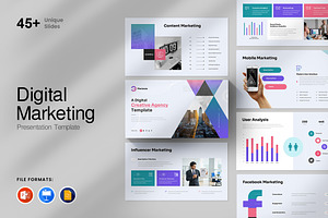 Digital Marketing Presentation, a Presentation Template by GenerousArt