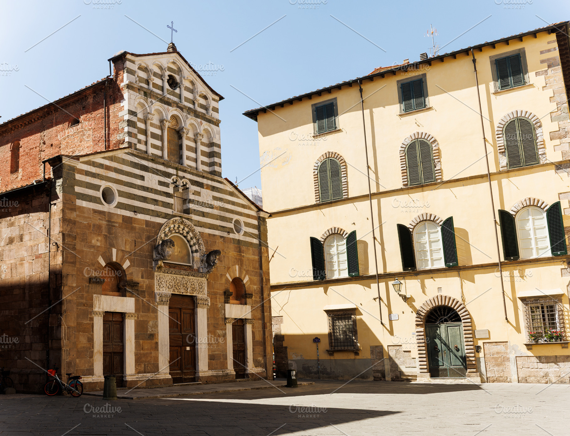 San Giusto Church. Lucca, Tuscany, Italy, an Architecture Photo by Bepslabor