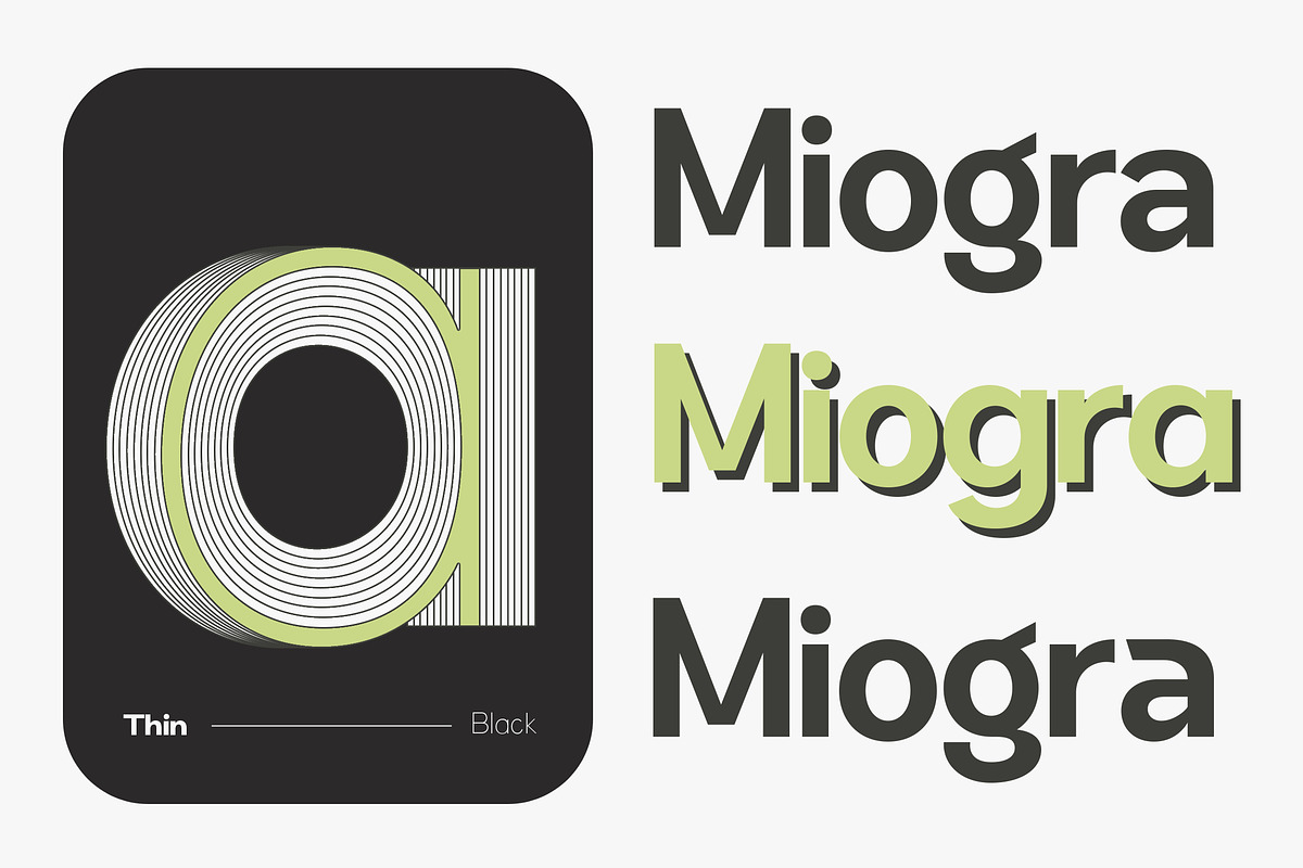 Miogra Sans, a Sans Serif Font by Romiecreative (Photo 6 of 14)