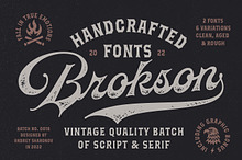 Brokson Script & Serif + Extras