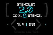 Stenciler | Stencil font, a Font by Level up (Thumbnail 1 of 4)