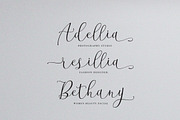Beatisia Script, a Script Font by sizimon (Thumbnail 3 of 6)