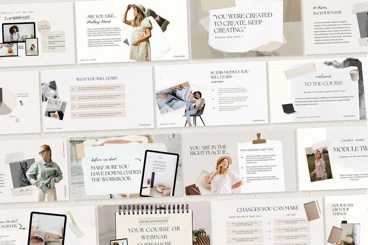 Scrapbook Webinar Course Slide Deck preview 4