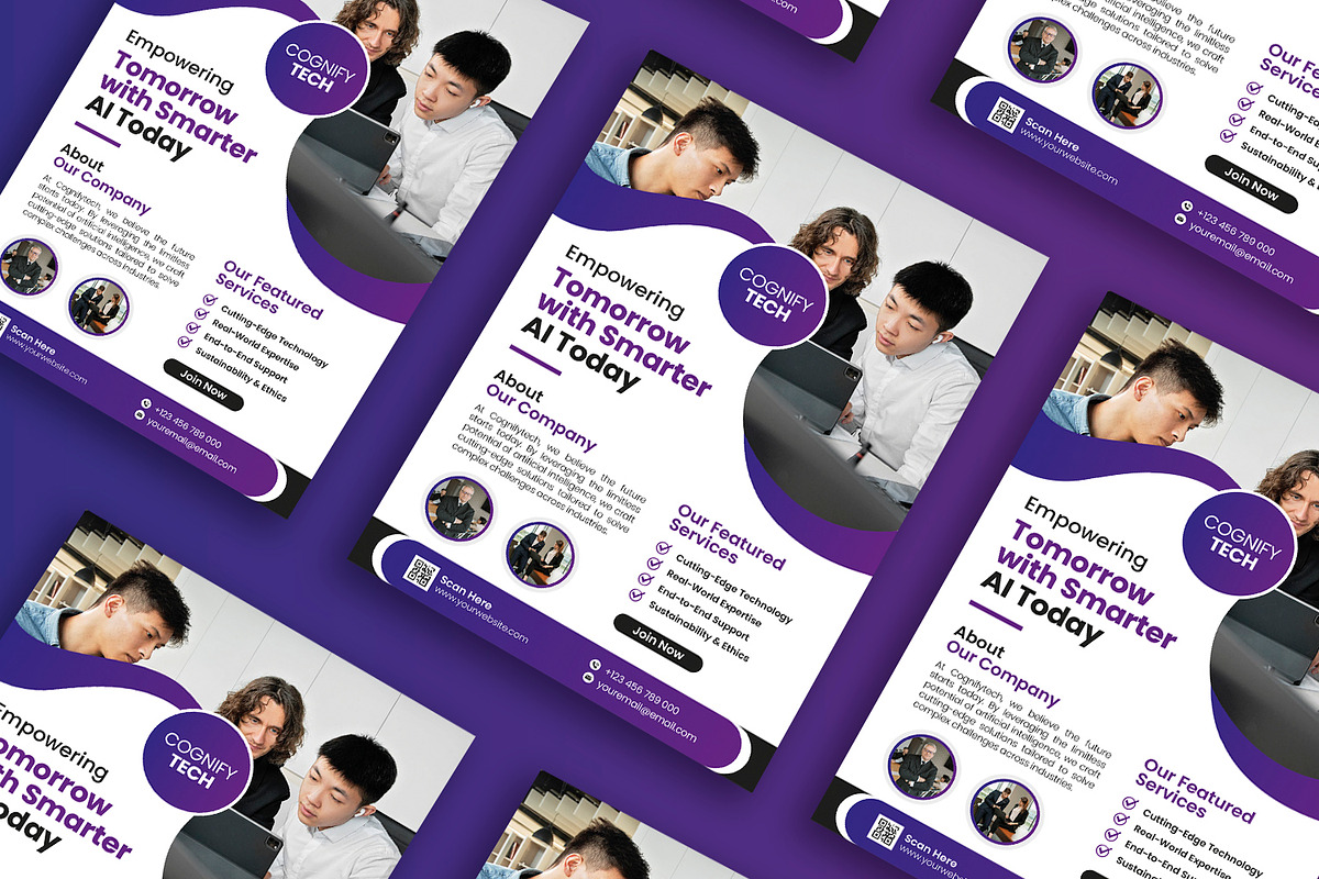 Cognifytech - Flyer, a Flyer Template by Esensifiksi.studio (Photo 3 of 3)