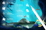 Under The Sea: Procreate Brushes, a Brush Add-On by Leonard Posavec (Thumbnail 3 of 7)