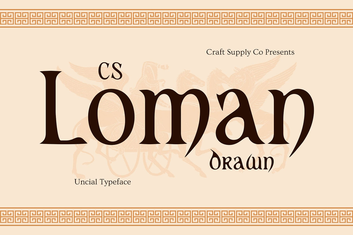 CS Loman Drawn, a Serif Font by Craft Supply Co. (Photo 1 of 8)