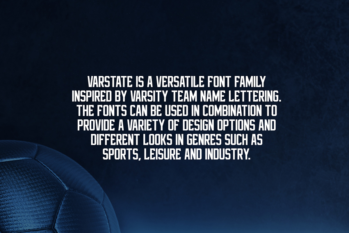 VARSTATE FONT FAMILY (12 FONTS), a Sans Serif Font by Alphabet Agency (Photo 2 of 10)
