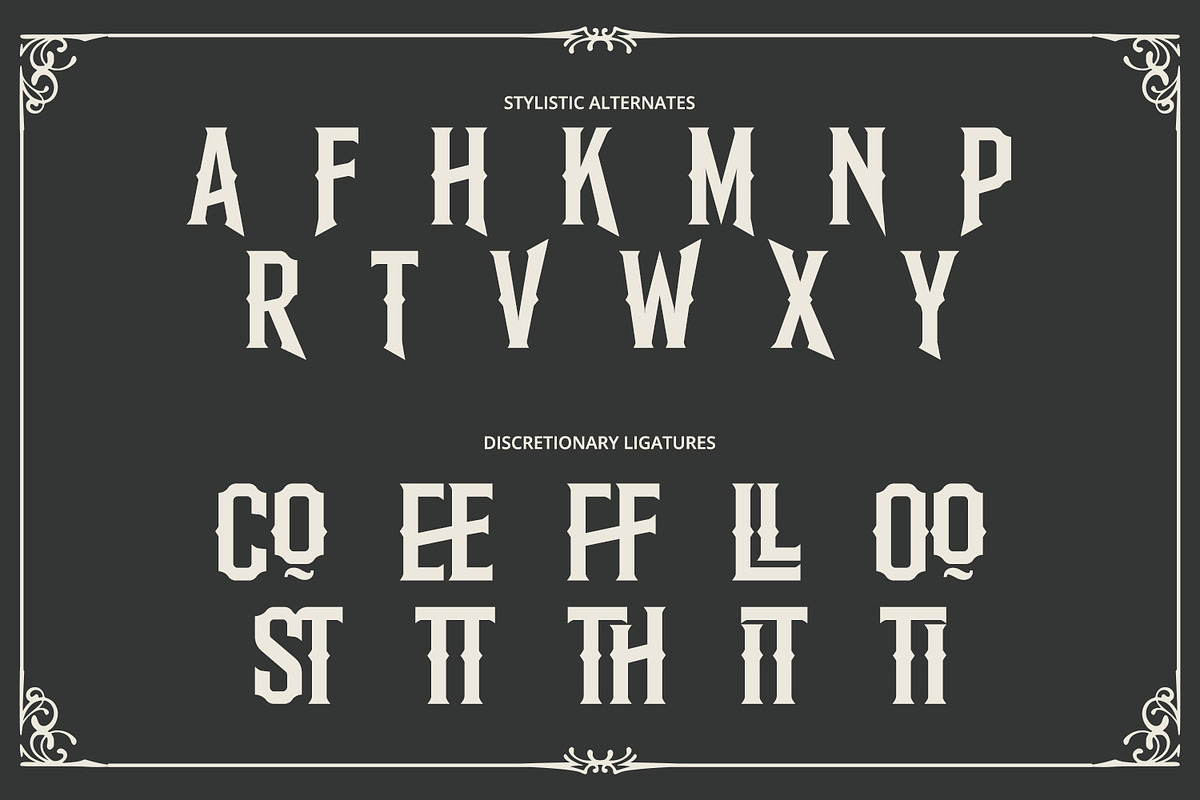 Whitecopy, a Symbol Font by Vintage Division (Photo 13 of 15)