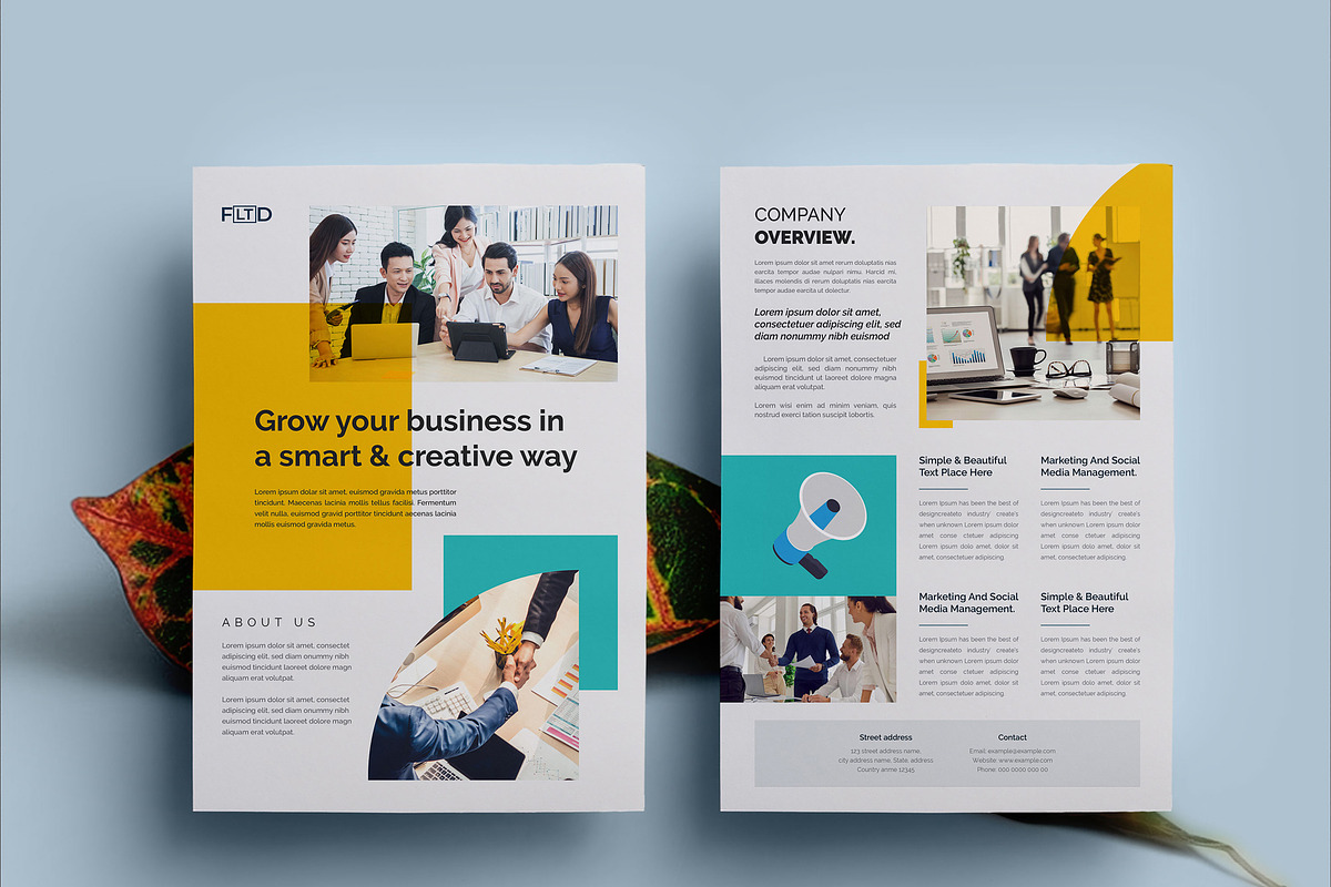 Flyer Template Set, a Flyer Template by Cristal Pioneer (Photo 7 of 7)