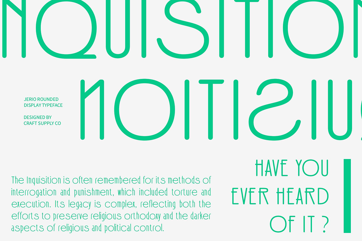 Jerio Rounded, a Sans Serif Font by Craft Supply Co. (Photo 3 of 8)