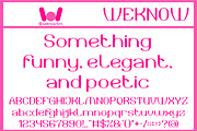 Authentic Style font, a Sans Serif Font by weknow (Thumbnail 3 of 8)