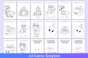 Christmas Activity Book For Kids