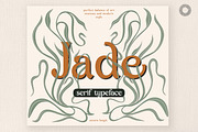 Jade - art nouveau come back, a Serif Font by Setara Langit Studio (Thumbnail 1 of 8)