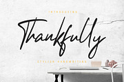 Thankfully Stylish Business Font, a Script Font by Creatype Studio (Thumbnail 1 of 5)