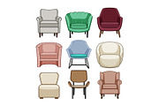Collection of various accent chairs, an Object Graphic by pikepicture (Thumbnail 1 of 3)