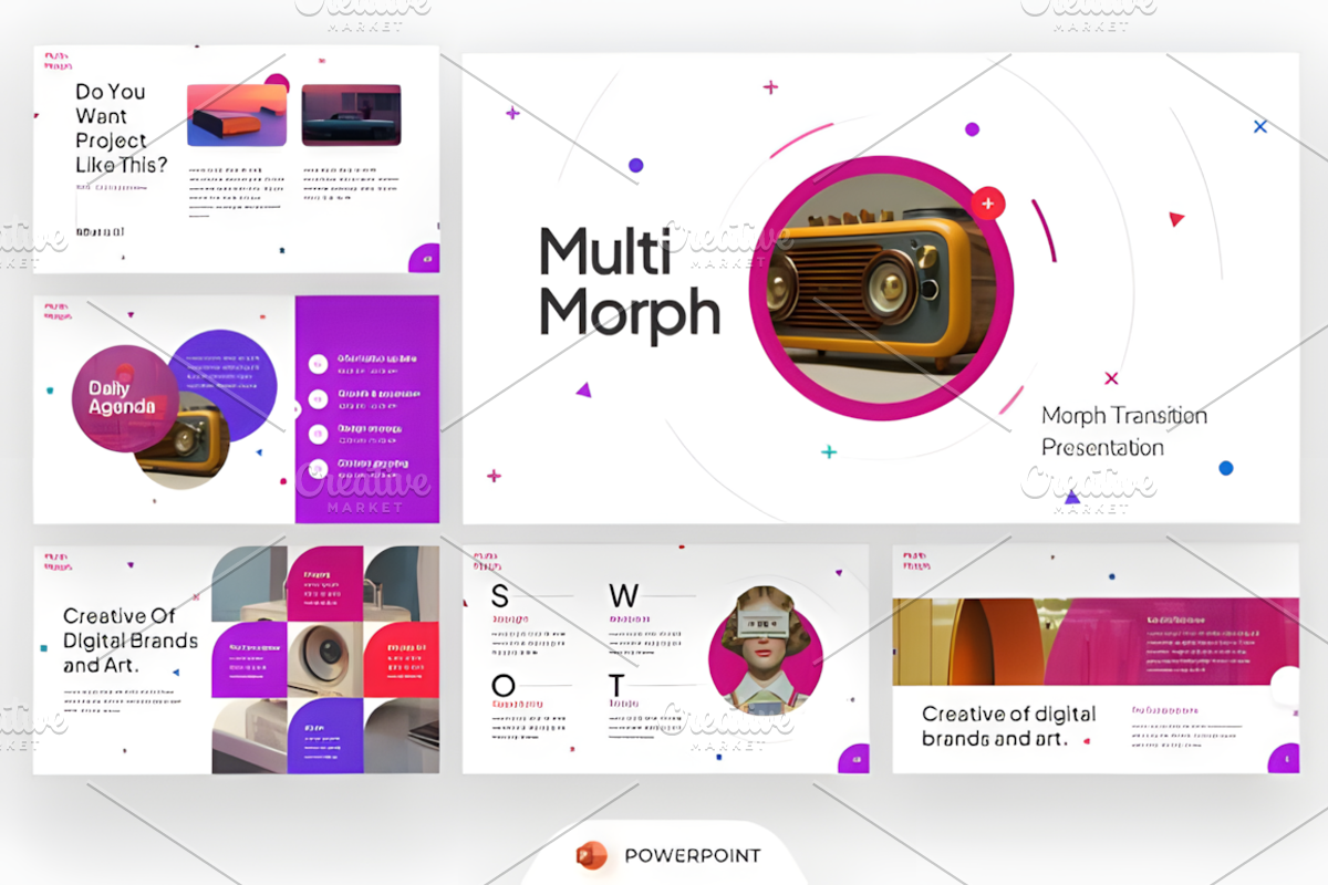 Morph Animation PowerPoint, a Presentation Template by Ink Gallery (Photo 1 of 4)