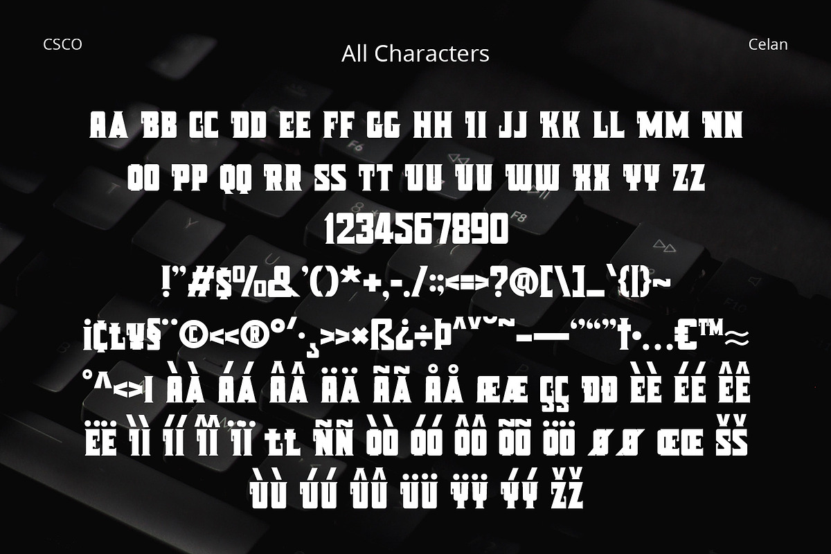 Celan – Bold Serif, a Serif Font by Craft Supply Co. (Photo 8 of 8)