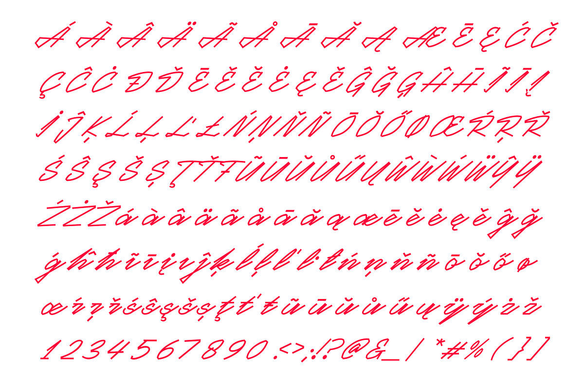 AT Kaminari Script, a Script Font by Any-Type® Foundry (Photo 2 of 10)
