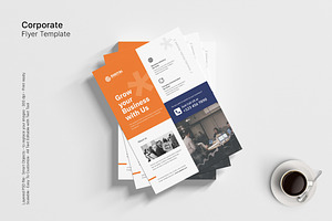 Clean Corporate Flyer Template, a Flyer Template by graphix_shiv