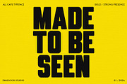 MAGNIFICIENT! HEADLINE FONT!, a Sans Serif Font by deadlock studio (Thumbnail 7 of 9)