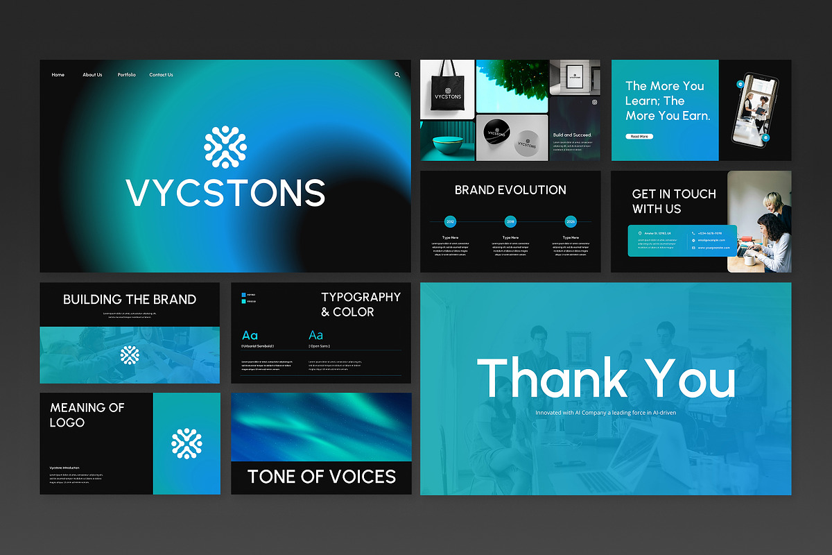 Brand Identity Google Slides, a Presentation Template by Antstheme (Photo 3 of 4)