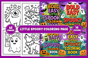 Bold Easy Little Spooky Coloring, a Seasonal Illustration by Coco Bloom (Thumbnail 1 of 4)