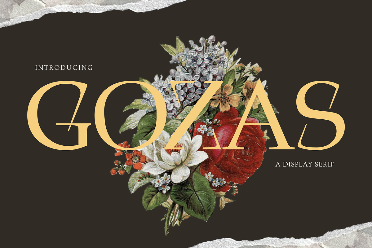 Gozas - Branding Logo Font, a Serif Font by Illushvara Design (Photo 1 of 11)
