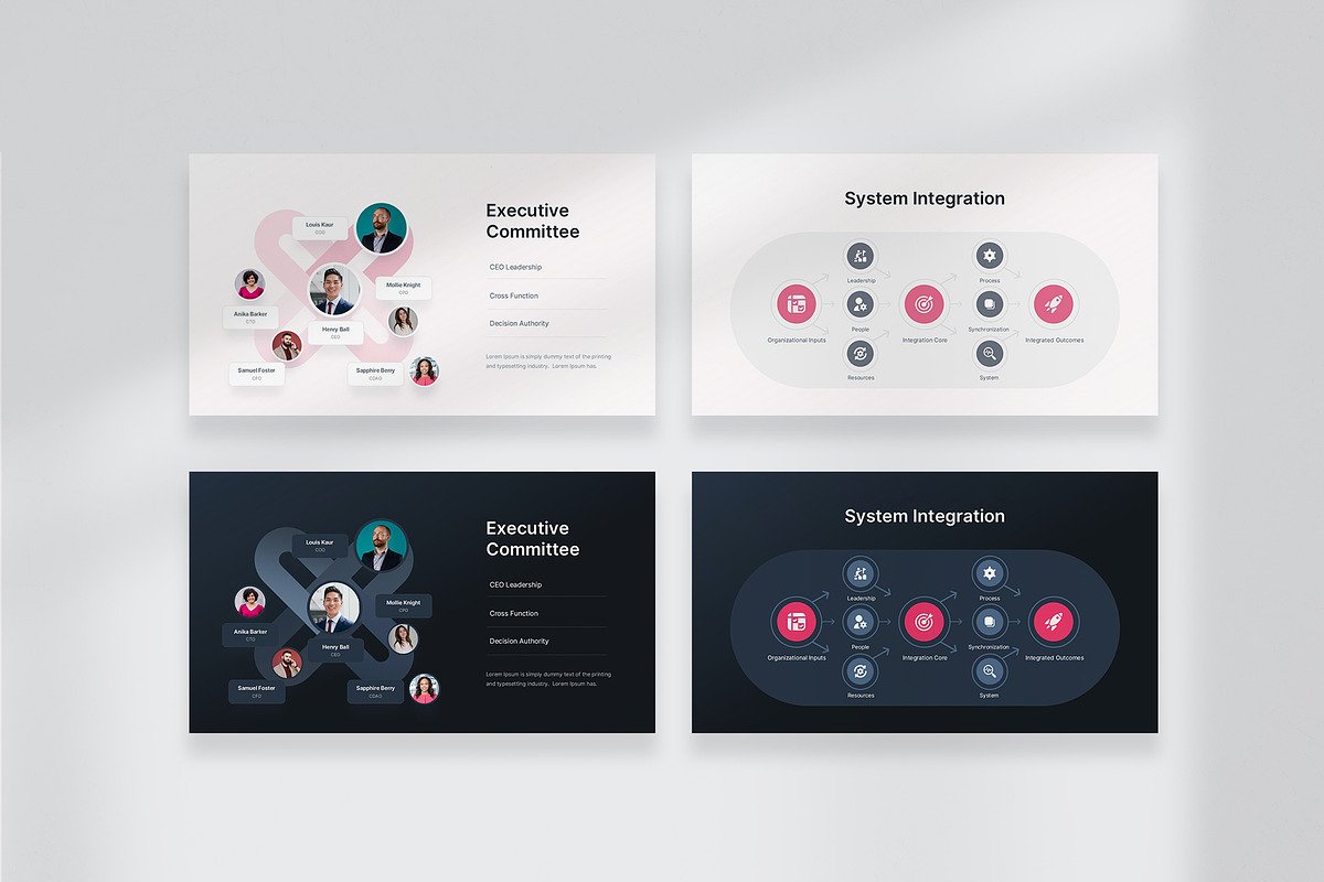 Organization Structure PowerPoint, a Presentation Template by New Coral Design (Photo 4 of 6)