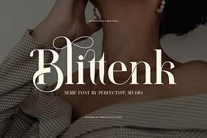 Blittenk Luxury Serif Font