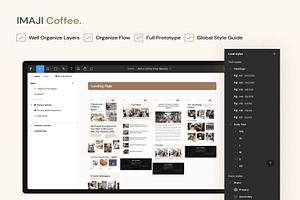 Imaji Coffee Website - Coffee Shop