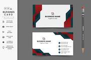 Flat Business Cards, a Business Card Template by DESIGNSKIT (Thumbnail 1 of 2)