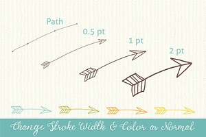 Magic Arrow Brushes Illustrator