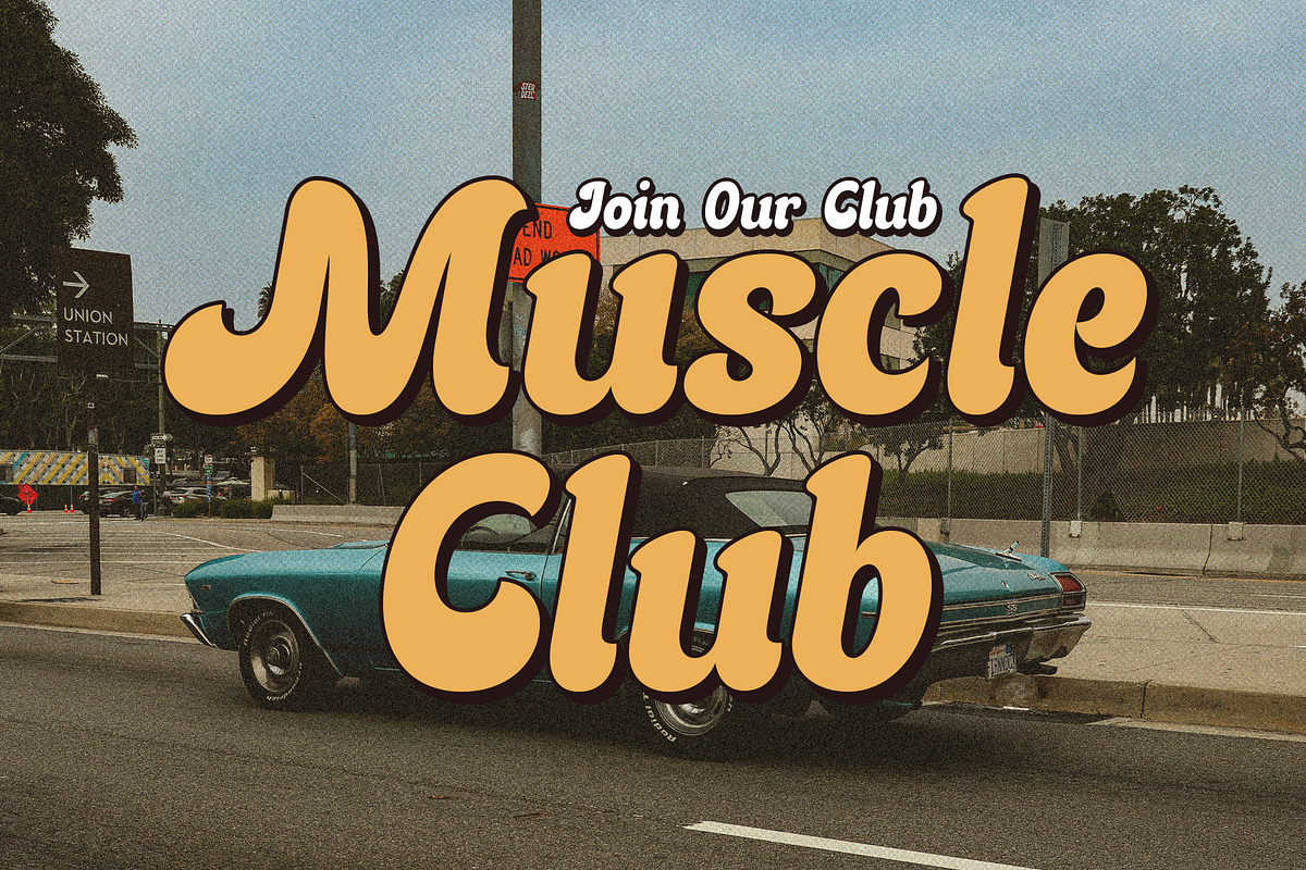 Rocky City - Retro Chunky Typeface, a Serif Font by Shakira Studio (Photo 4 of 13)