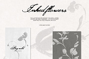 Inked Flowers: elements & art prints, a Decorative Illustration by Yuliia Lashevska (Thumbnail 8 of 9)